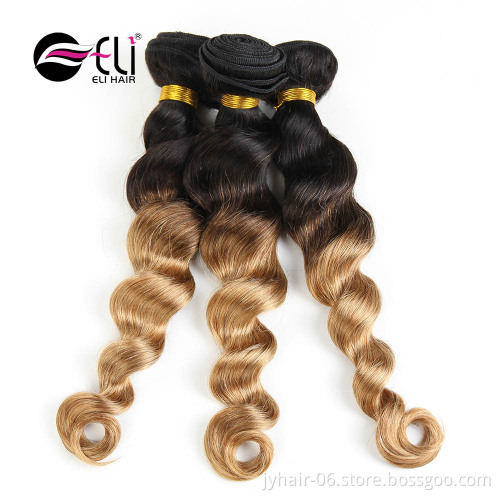 Cheap Ombre Color T1b/4/27 Romance 100% Brazilian Bulk Hair Natural Braid Cheap Hair Extension